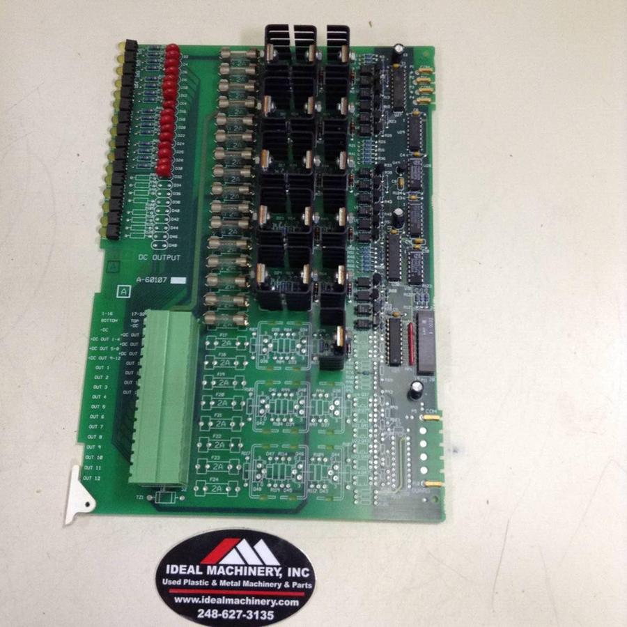 Used BARBER COLMAN Low Density DC Output PC Board A-60107 USED