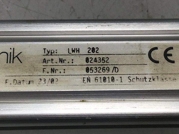 Used NOVOTECHNIK Linear Transducer LWH202 #126068