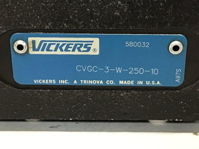 Used VICKERS Valve CVGC 3 W 250 10 #131524