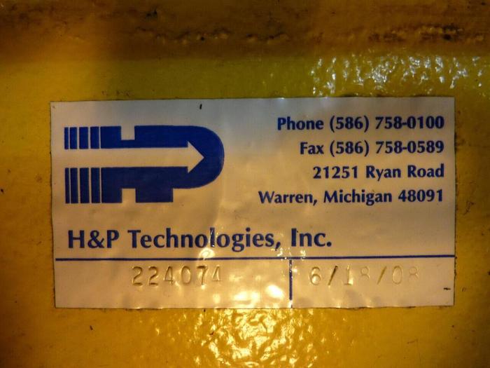 Used H&P TECHNOLOGIES Hydraulic Clamp Cylinder 224074 #38457