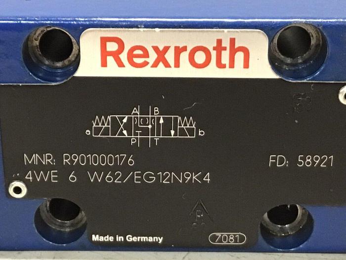 Used REXROTH Directional Valve 4WE6W62EG12N9K4 #122801