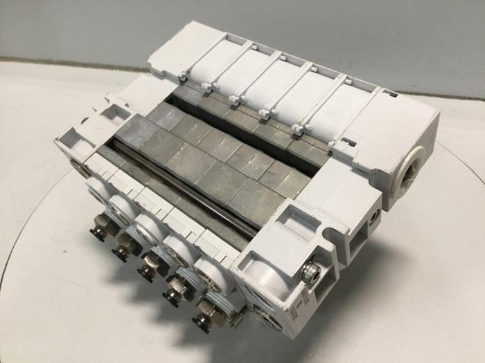 Used KOGANEI Manifold w/ Valves PBM5P-9W #104867