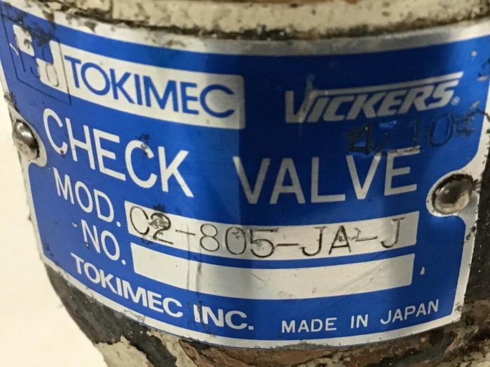 Used TOKIMEC VICKERS Check Valve C2805JAJ #111849