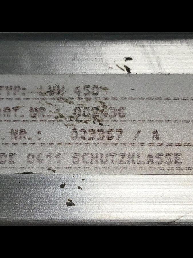 Used NOVOTECHNIK Linear Transducer LWH450 Used