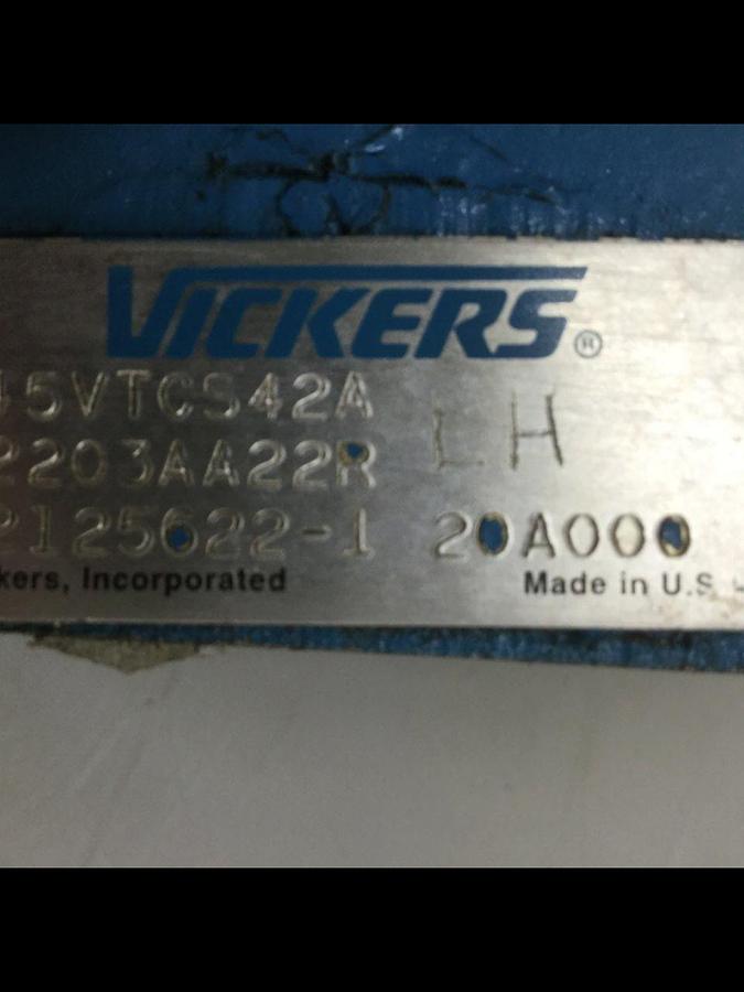 Used VICKERS Vane Pump 45VTCS42A #106435