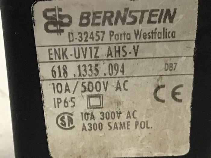Used BERNSTEIN Limit Switch ENK-UV1Z AHS-V Used