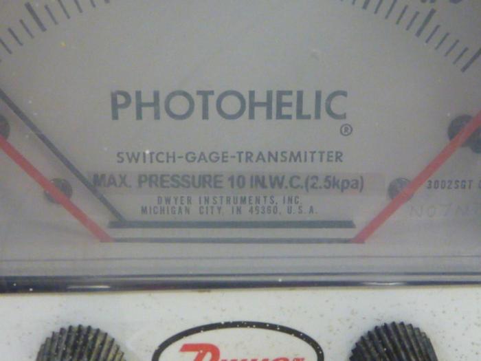 Used DWYER Gauge Transmitter N07N #53745