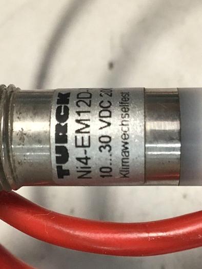 Used TURCK ELEKTRONIK Sensor NI4EM12DAP6S120 #128325