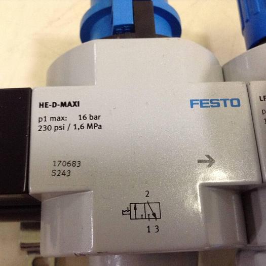 Used FESTO Regulator HE-D-MAXI REGULATOR #70598