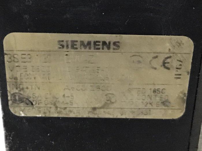Used SIEMENS Limit Switch3 3SE3 120-1GW-Z #121178