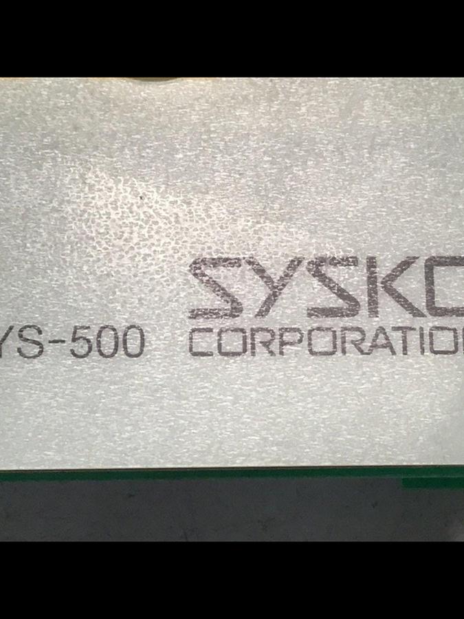 Used SYSCO Display Control Panel SYS-500 USED