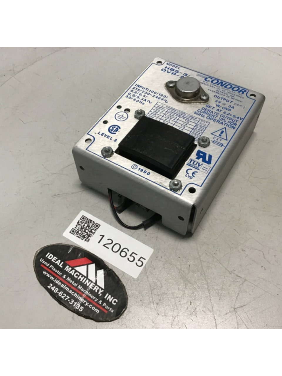 Used POWER ONE Power Supply HB5-3/OVP-A USED