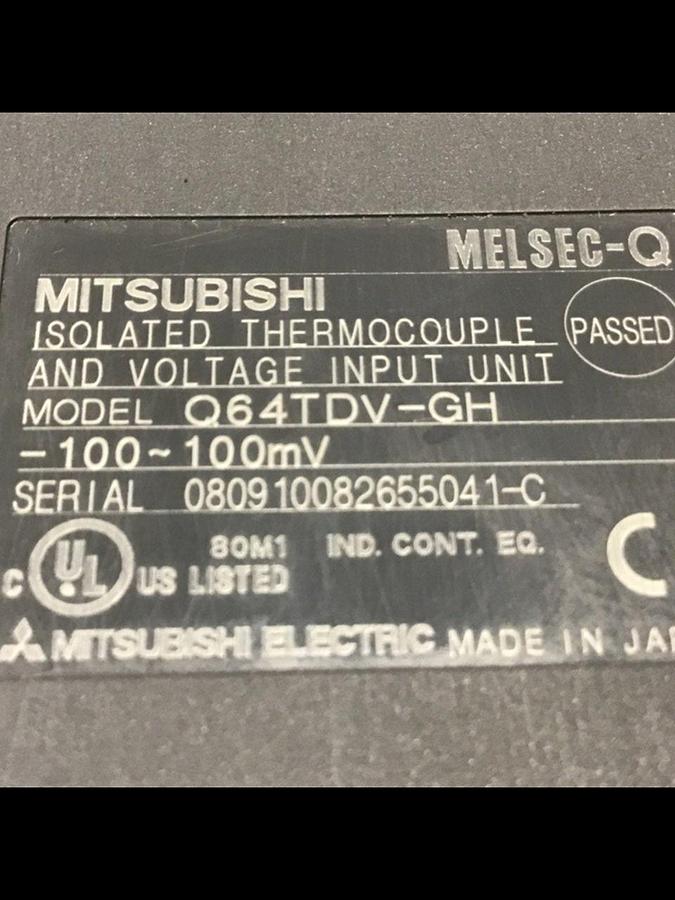 Used MITSUBISHI Isolated Thermocouple Q64TDV-GH Used