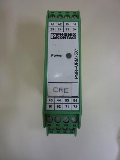 Used PHOENIX CONTACT Safety Relay PSR-SSP-12OUC/URM/5X1/2X2 #61827