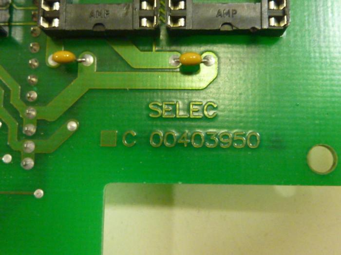 Used SELEC Circuit Board 00403950 #65254