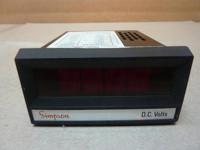 Used SIMPSON Digital Panel Meter 2866 #31777
