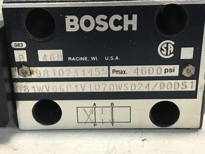 Used BOSCH Directional Control Valve 9810231455 #129648