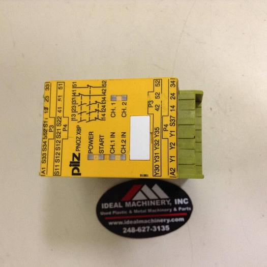 Used PILZ Safety Relay PNOZX8P24VDC3N/O2N/C250 #77725