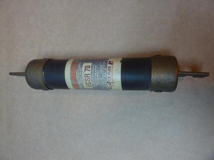 Used RELIANCE ELECTRIC 70 Amp Fuse ECSR-70A #36402
