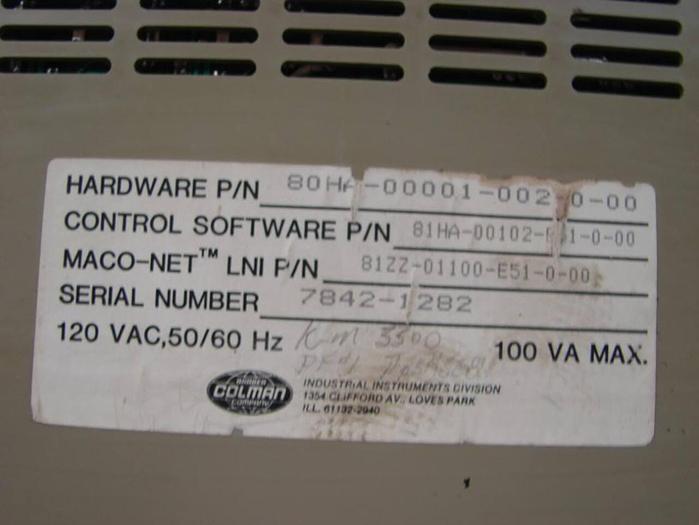 Used BARBER COLMAN Pressure/Flow Module 80HA-00001-002-0-00 Used