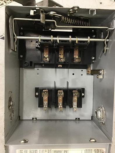 Used ITE SIEMENS 30 Amp Bus Disconnect Switch RV361G #137255