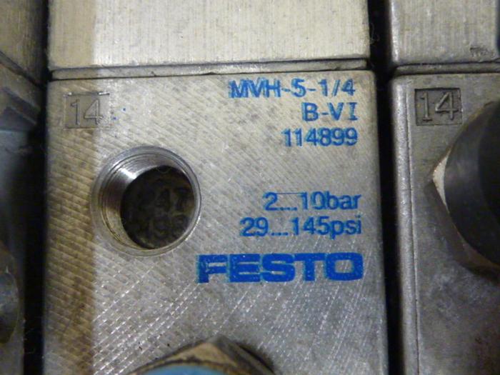 Used FESTO Control Block / Valve Terminal IFB8-02 #61265