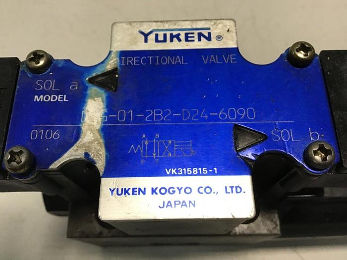 Used YUKEN Valve DSG-01-2B2-D24-6090 #141214