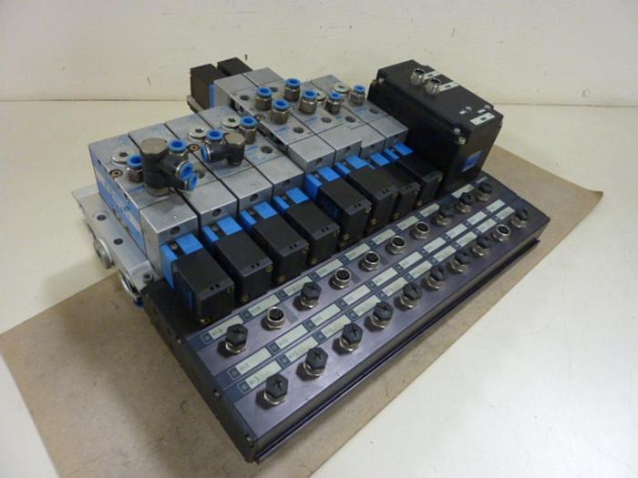 Used FESTO Control Block / Valve Terminal IFB8-02 #52821