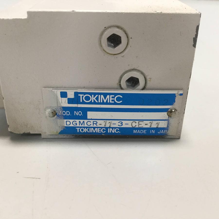 Used TOKIMEC Valve DGMCR11-3-CE-11 USED