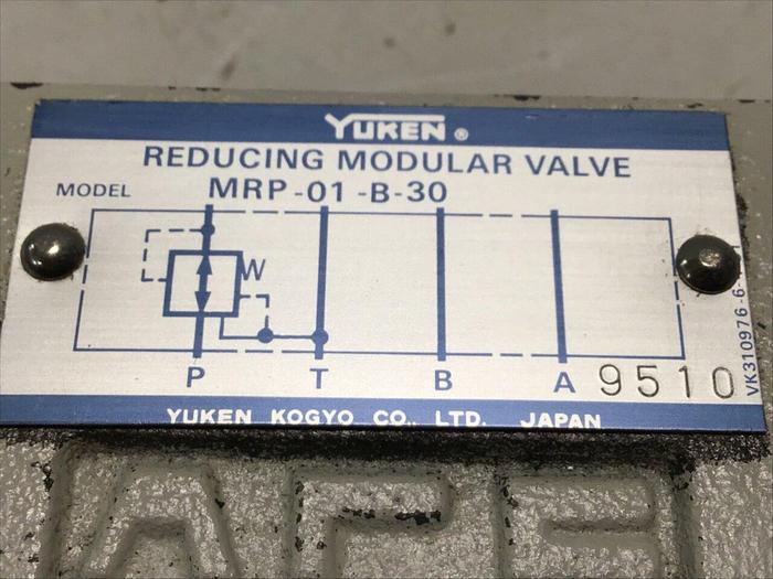 Used YUKEN Reducing Modular Valve MRP-01-B-30 #111879