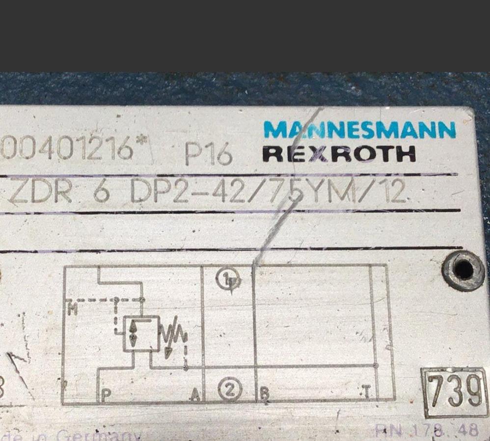 Used REXROTH Check Valve ZDR6DP24275YM12 USED