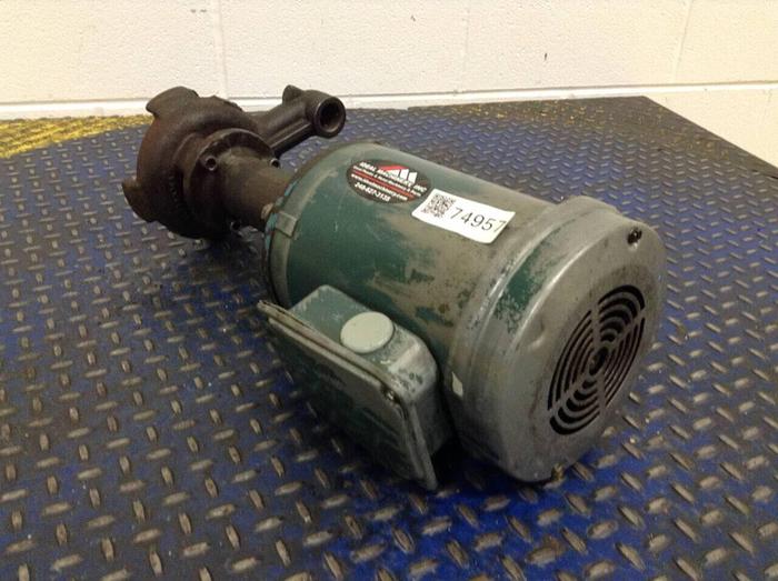 Used RELIANCE ELECTRIC 1.5 HP Motor W[/] Coolant Pump P56H1340S-ZW #74957