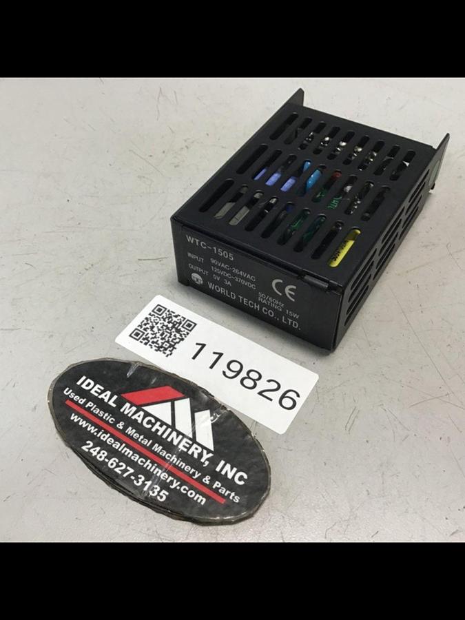 Used WORLD TECH Power Supply WTC-1505 USED
