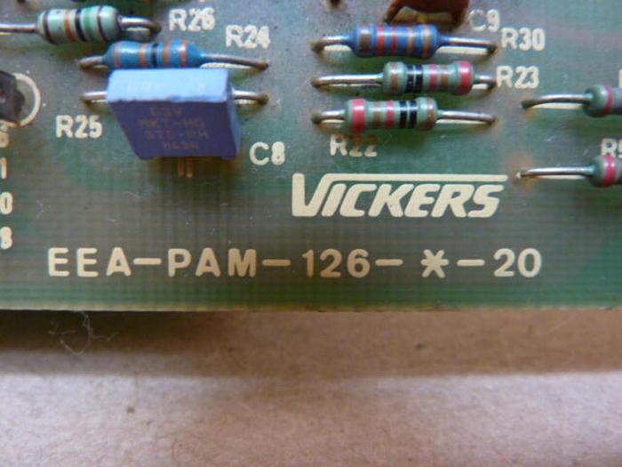 Used VICKERS Power Amplifier Board EEA-PAM-126-B-20 #29836