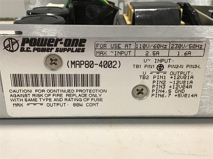 Used POWER-ONE DC Power Supply MAP80-4002 USED