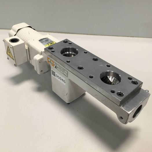 Used MITSUBISHI Geared Motor w/ Feed Throat Slide GM-JW USED