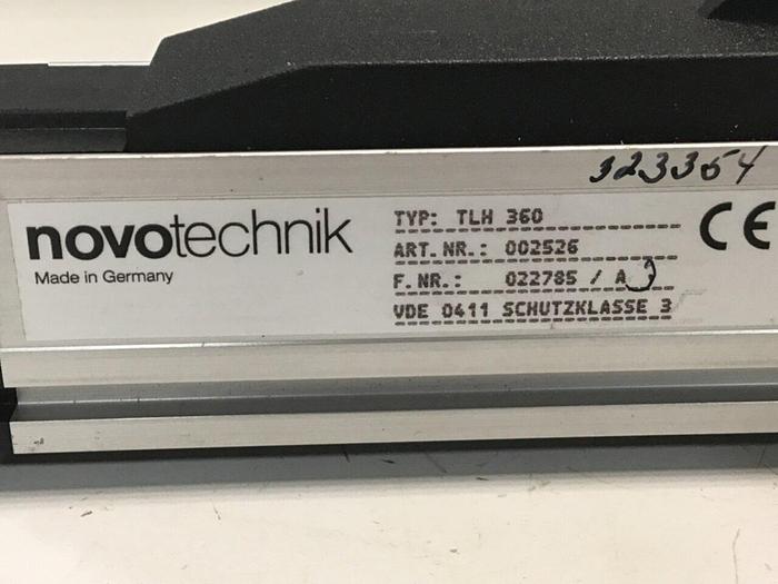 Used NOVOTECHNIK Linear Transducer TLH360 #124809