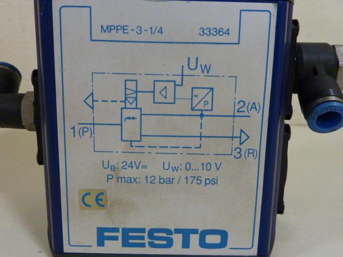 Used FESTO Pressure Regulator MPPE-3-1/4 USED