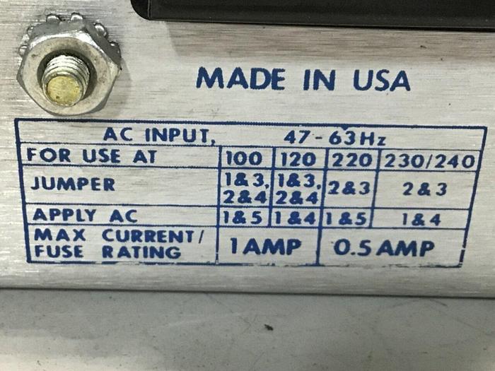 Used POWER-ONE Power Supply HBB15-1.5-A #115807