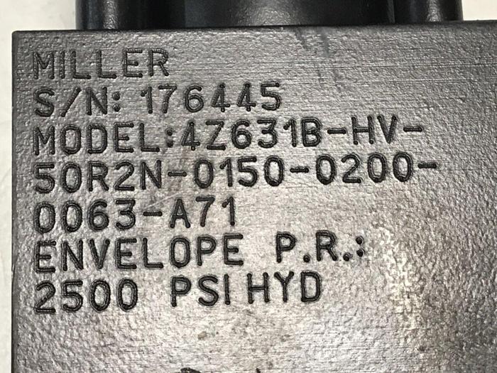 Used MILLER FLUID POWER Cylinder 4Z63115020063 #119472
