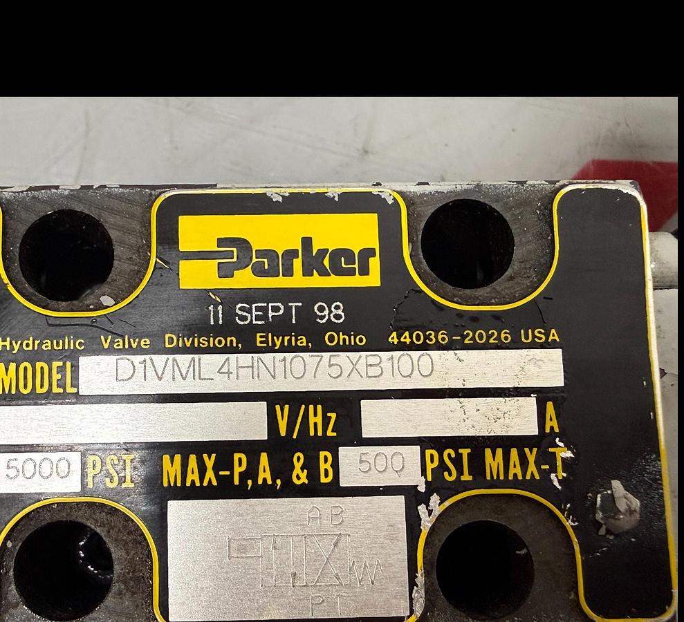 Used PARKER D1VML4HN1075XB100