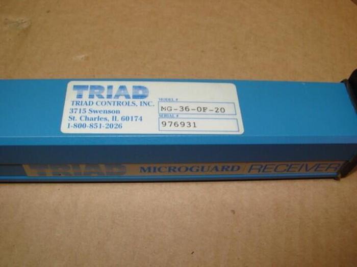 Used TRIAD CONTROLS INC Micro Guard Receiver MG-36-OF-20-R #21326