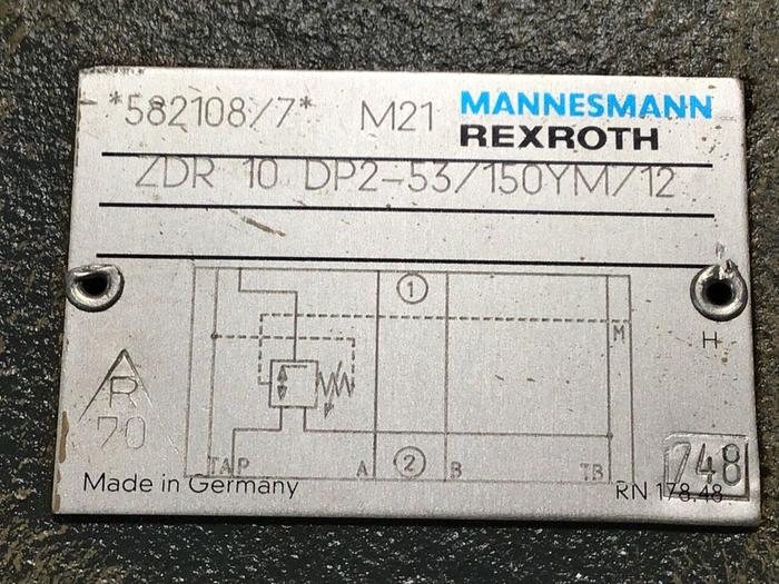 Used REXROTH Valves ZDR 10 DP2-53/150YM/12 #117065