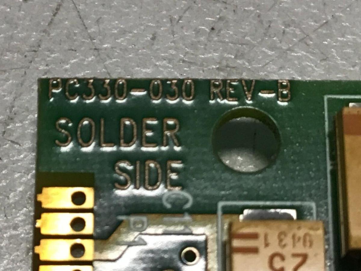 Used VAN DORN Temperature Circuit Board PC330-021 330-021 Used