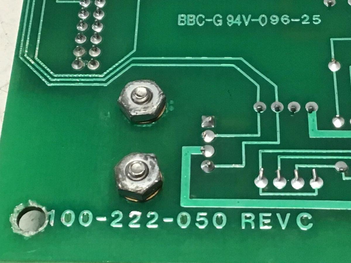 Used BRANSON ULTRASONICS CORP. Circuit Board 100-222-050 USED