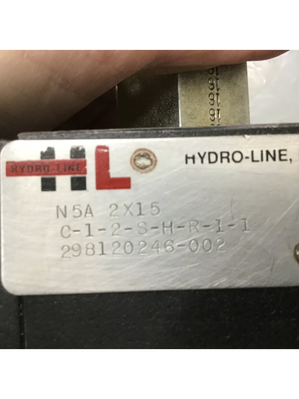 Used HYDRO LINE Cylinder N5A 2/15 C-1-2-S-H-R-1-1 USED