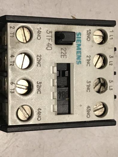 Used SIEMENS Contactor 3TF40 3TD4002-2A #124109