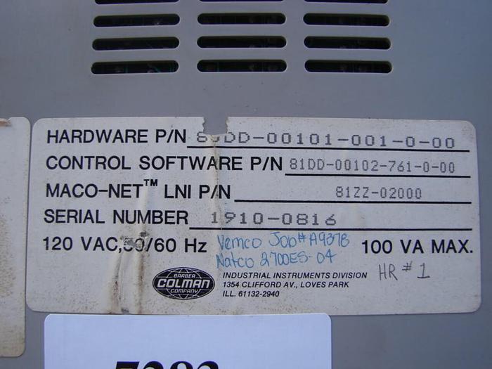 Used BARBER COLMAN Power Module 80DD-00101-001-0-00 Used