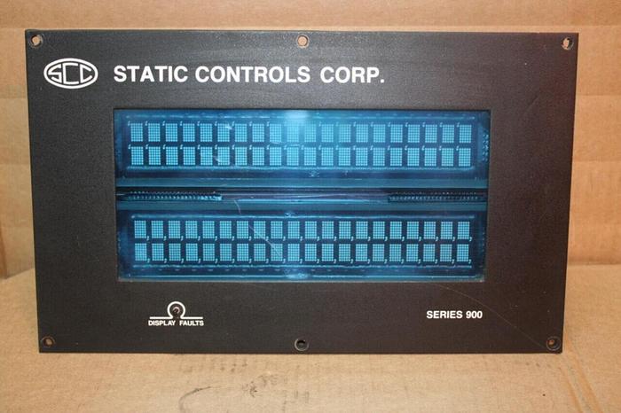 Used STATIC CONTROL SYSTEMS Display Unit 900-M-4-18-120-P-120-F #20954