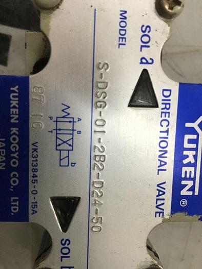 Used YUKEN Directional Valve S-DSG-01-2B2-D24-50 #141333